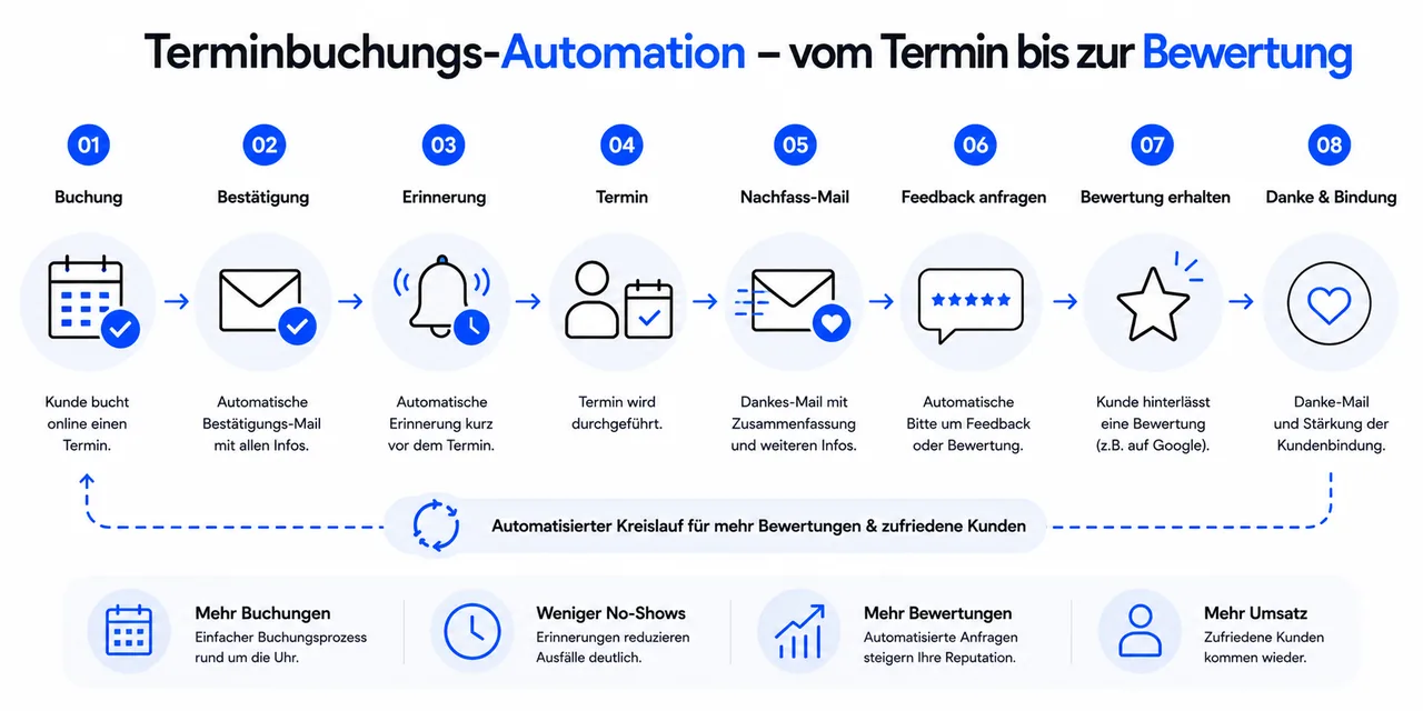 Automatisierung verbindet einzelne Schritte zu einem durchgehenden Ablauf.